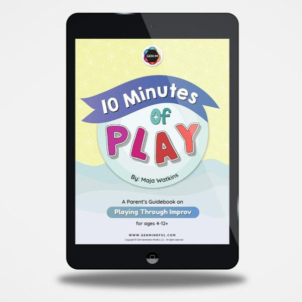 The Parents Play Guidebook: 10 Minutes of Play for 10 Days - PeaceMakers Maja Watkins - Generation Mindful,  - teach emotions parenting child therapy tool