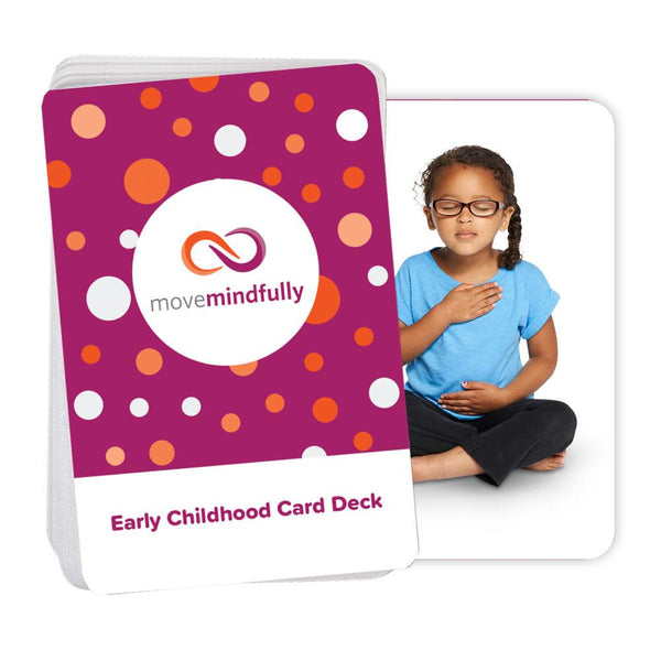 MoveMindfully® Early Childhood Card Deck (27 Cards) - PeaceMakers MoveMindfully® - Generation Mindful,  - teach emotions parenting child therapy tool