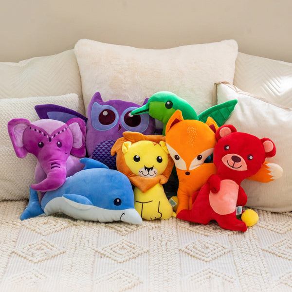 SnuggleBuddies™ Emotions Plush - PeaceMakers Generation Mindful - Generation Mindful, PLAYFUL - teach emotions parenting child therapy tool