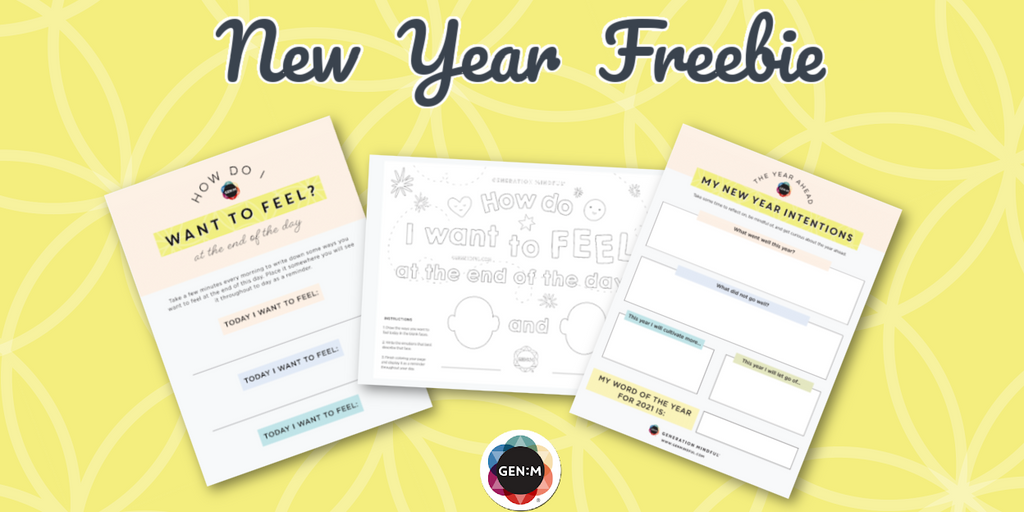 New Year's Intention Setting Freebie for Families