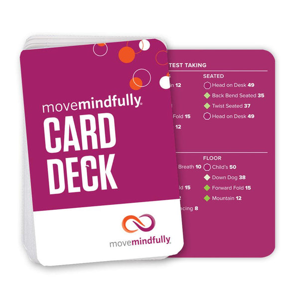 MoveMindfully® Youth Card Deck (74 Cards) - PeaceMakers MoveMindfully® - Generation Mindful,  - teach emotions parenting child therapy tool